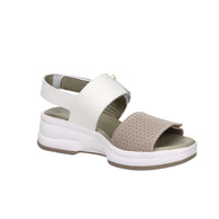 Donna Serena Women's Wedge Sandal 9M6092DM White/Beige