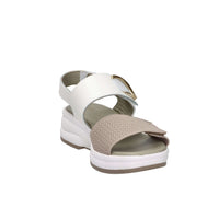 Donna Serena Women's Wedge Sandal 9M6092DM White/Beige