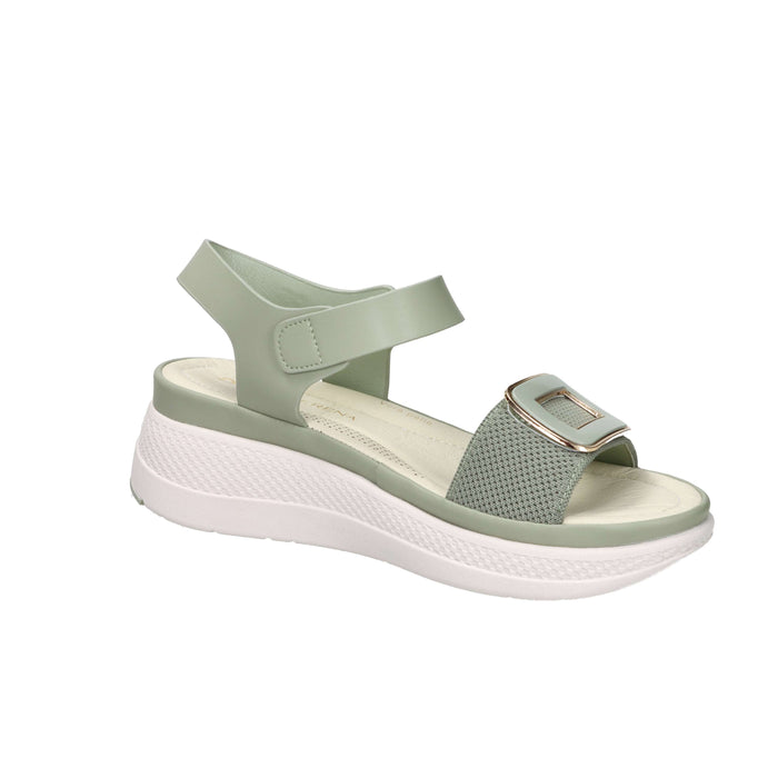 Donna Serena Donna Sandalo con zeppa 306080DM Verde Acqua