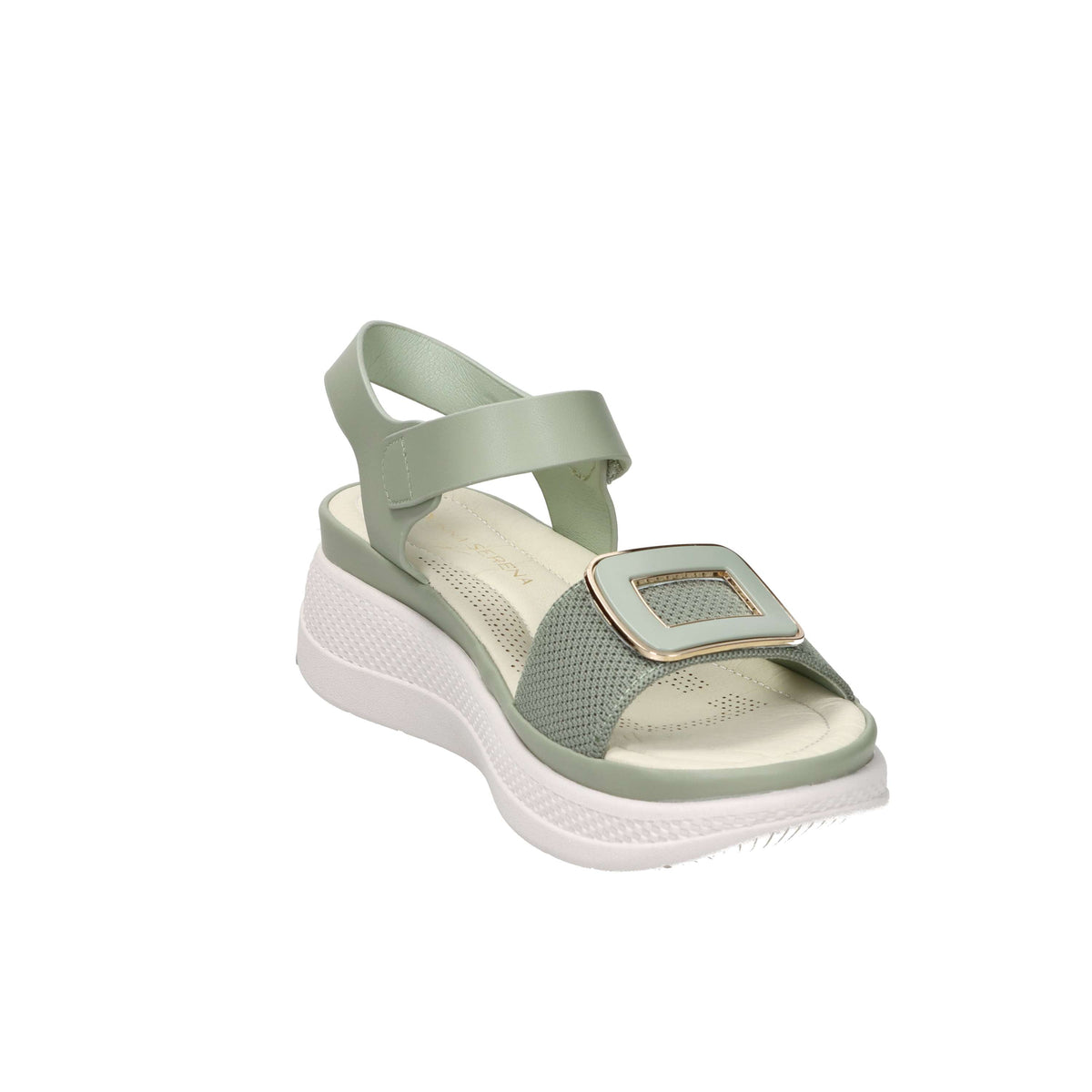 Donna Serena Women's Wedge Sandal 306080DM Aqua Green