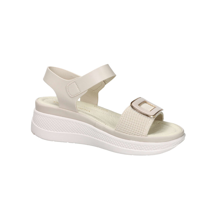 Donna Serena Donna Sandalo con zeppa 306080DM Beige