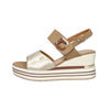 Women's Serena Donna Wedge Sandal 156076DM Cuoio