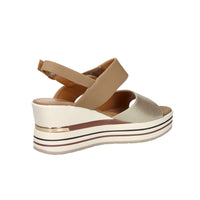 Women's Serena Donna Wedge Sandal 156076DM Cuoio