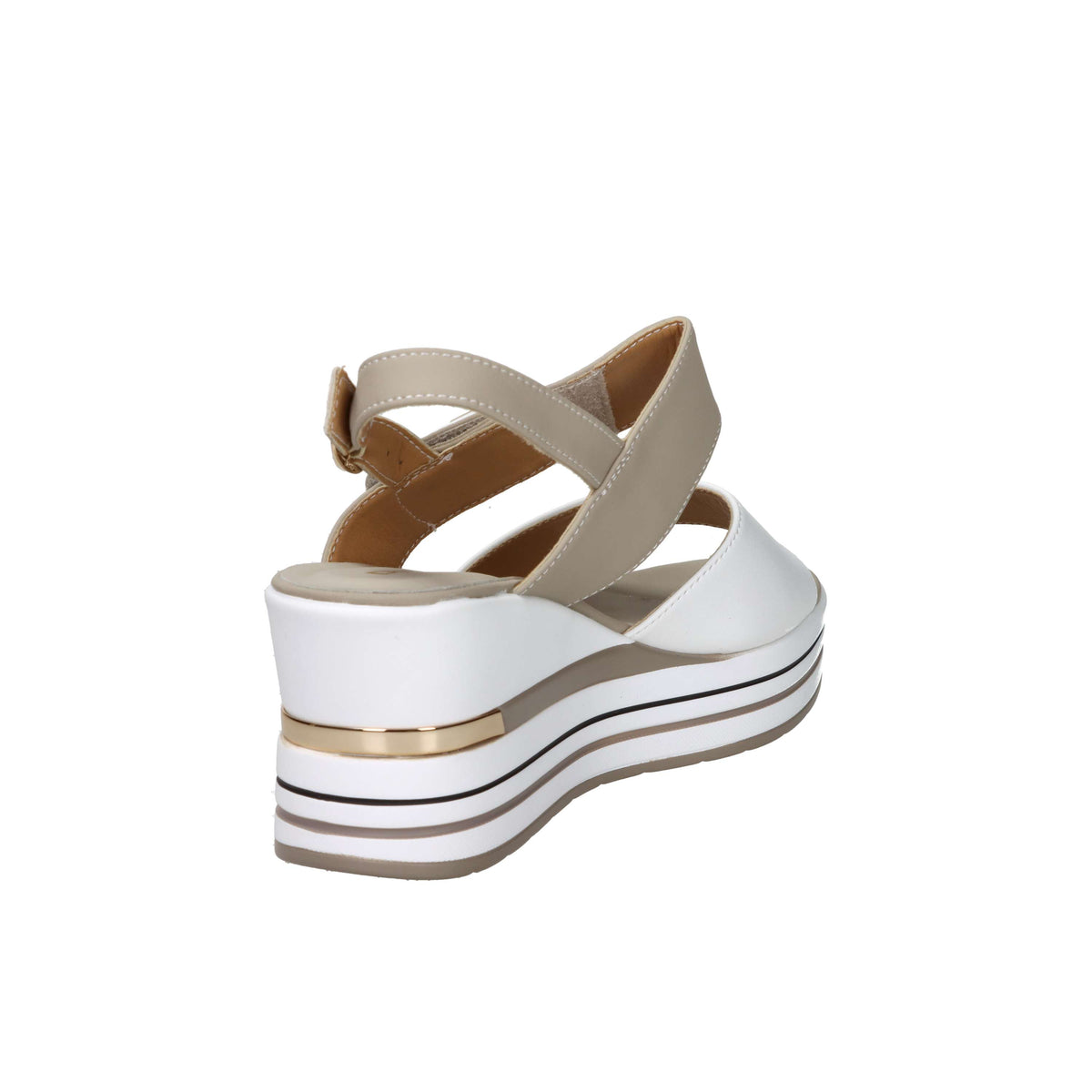 Donna Serena Damen Keilsandalette 156076DM Weiß