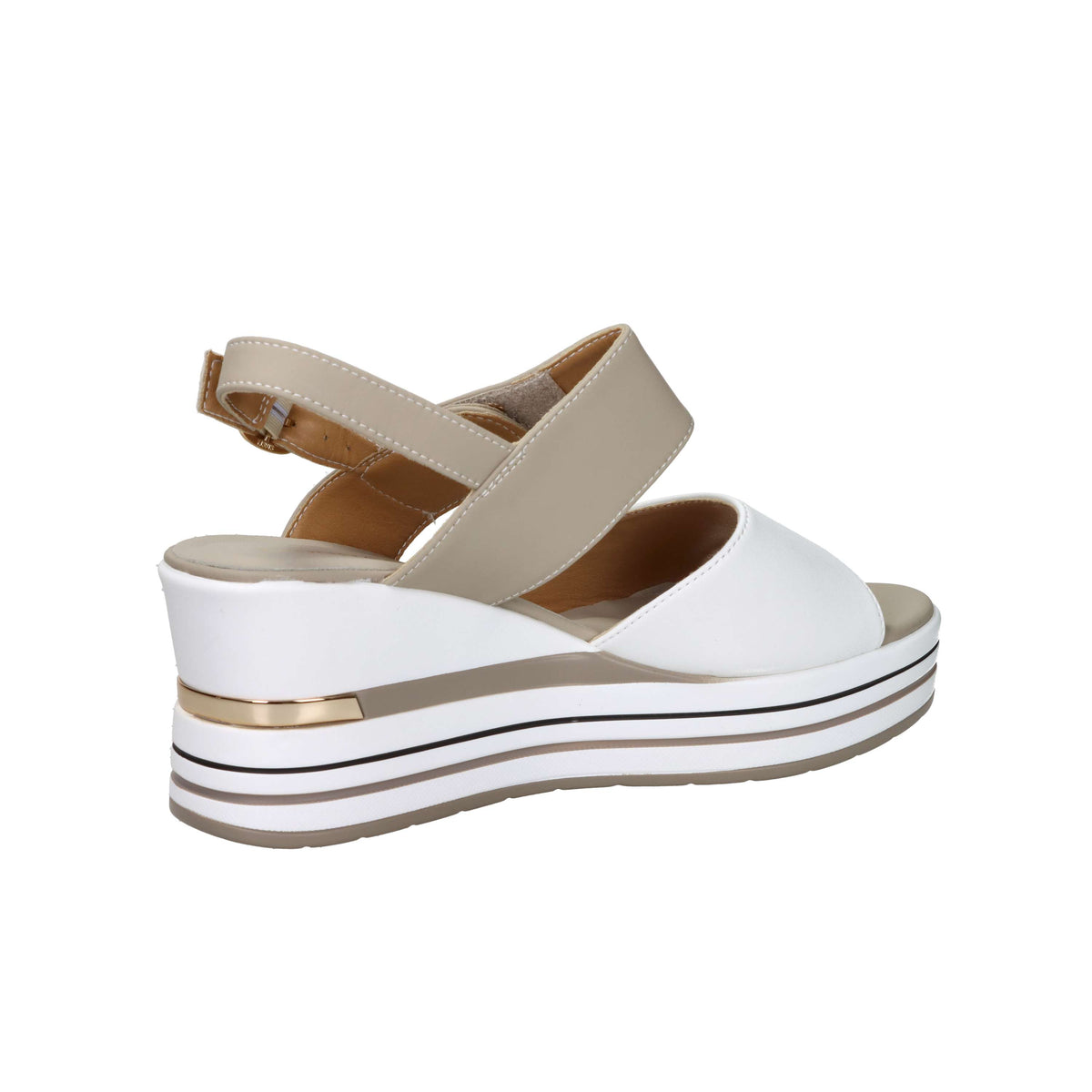 Donna Serena Damen Keilsandalette 156076DM Weiß
