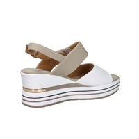 Donna Serena Damen Keilsandalette 156076DM Weiß