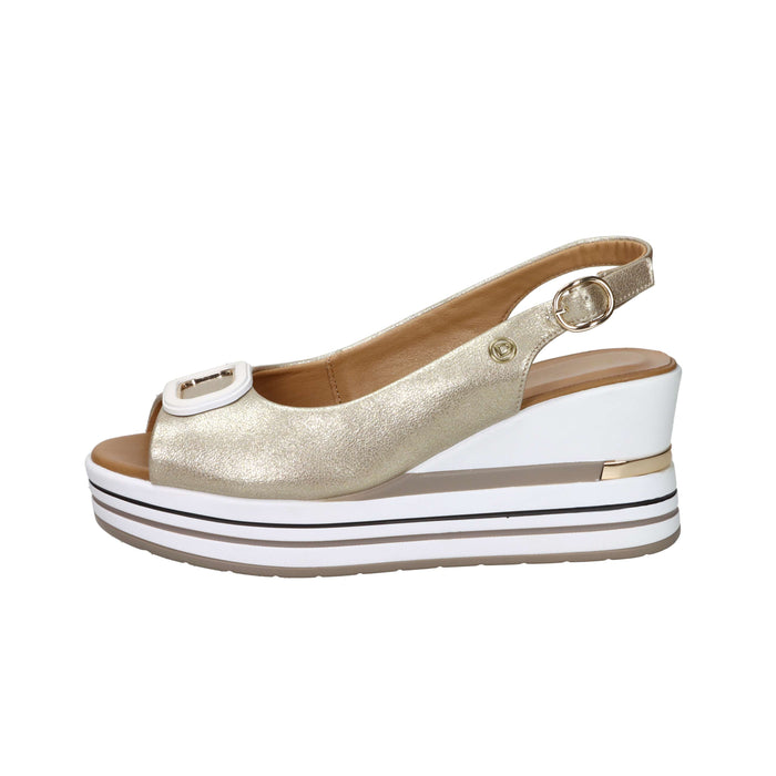 Donna Serena Donna Sandalo con zeppa 156079DM Platino