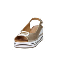 Serena Women's Wedge Sandal 156079DM Platinum