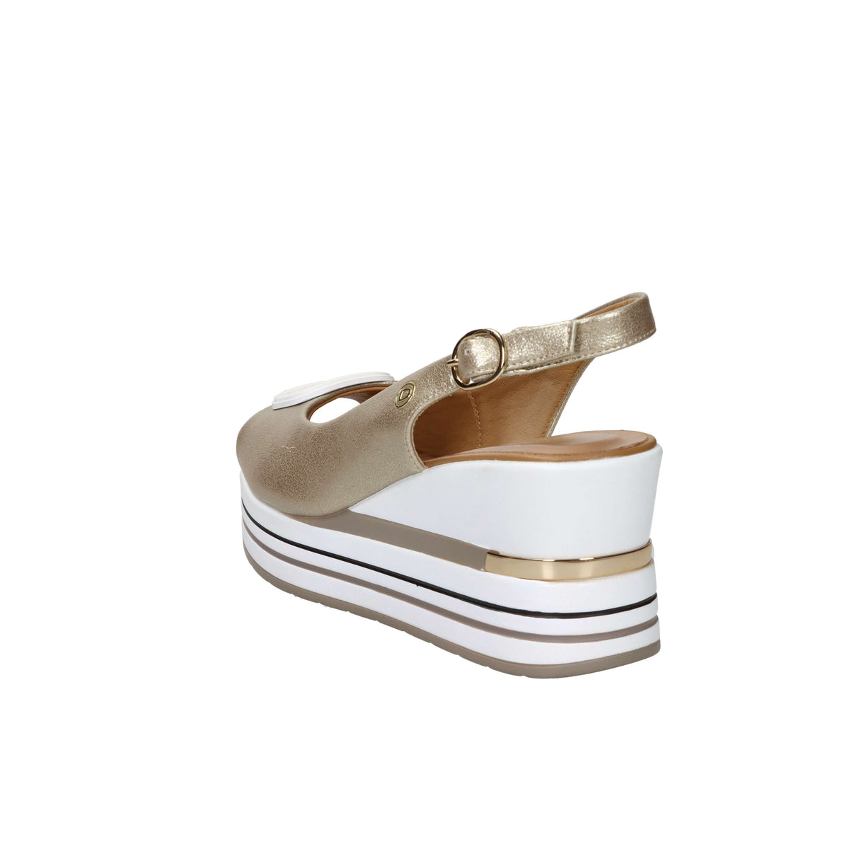 Serena Women's Wedge Sandal 156079DM Platinum