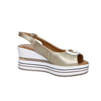 Serena Women's Wedge Sandal 156079DM Platinum