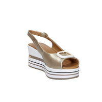 Serena Women's Wedge Sandal 156079DM Platinum