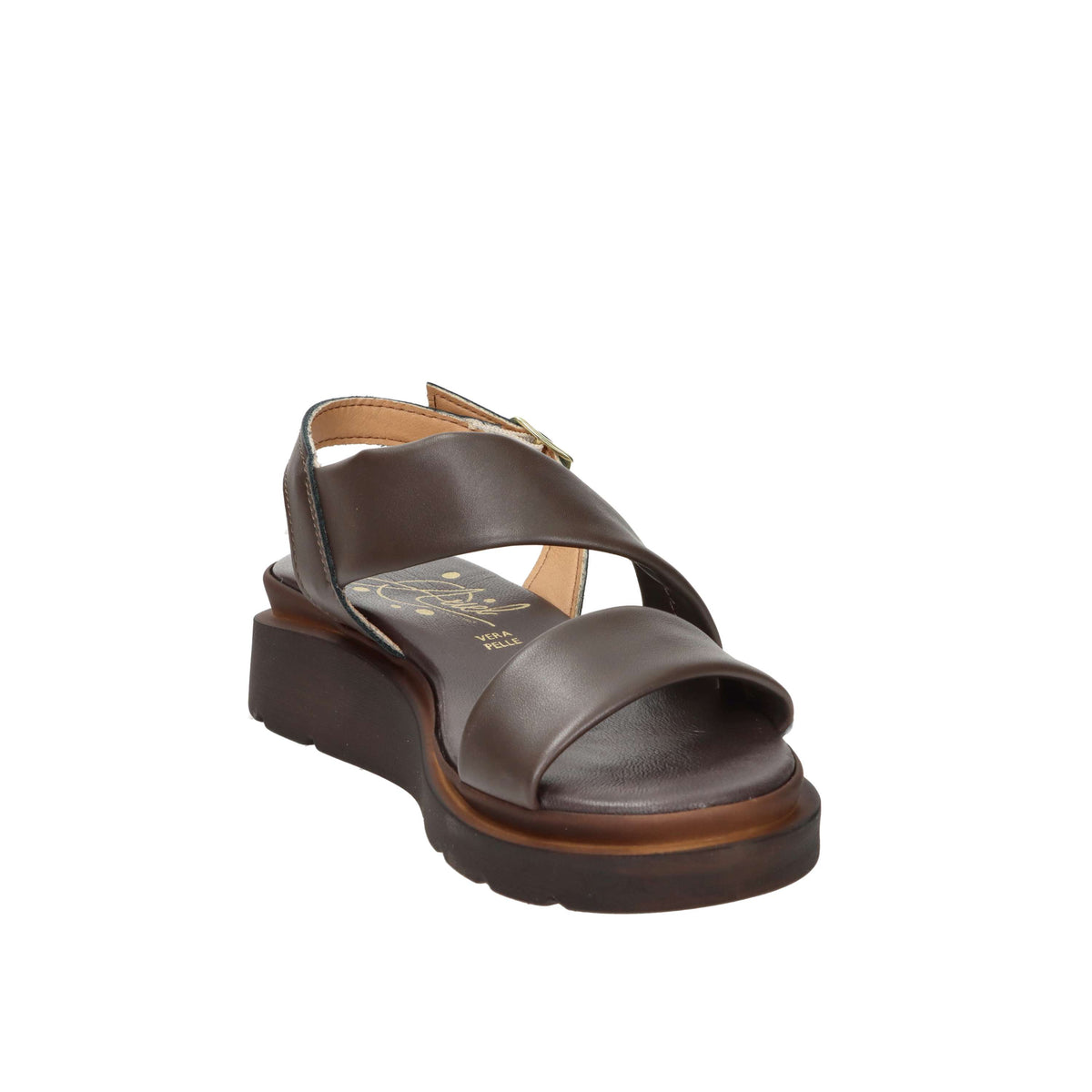 Ariel Donna Sandalo basso 17137 Marrone
