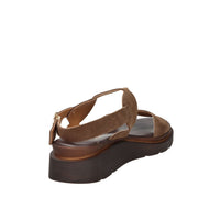 Ariel Damen Flacher Sandale 17403 Braun