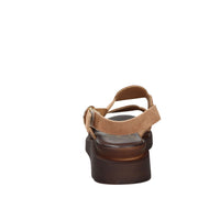 Ariel Damen Flacher Sandale 17403 Kamel