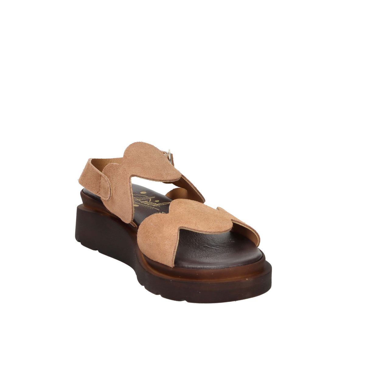 Ariel Damen Flacher Sandale 17403 Kamel