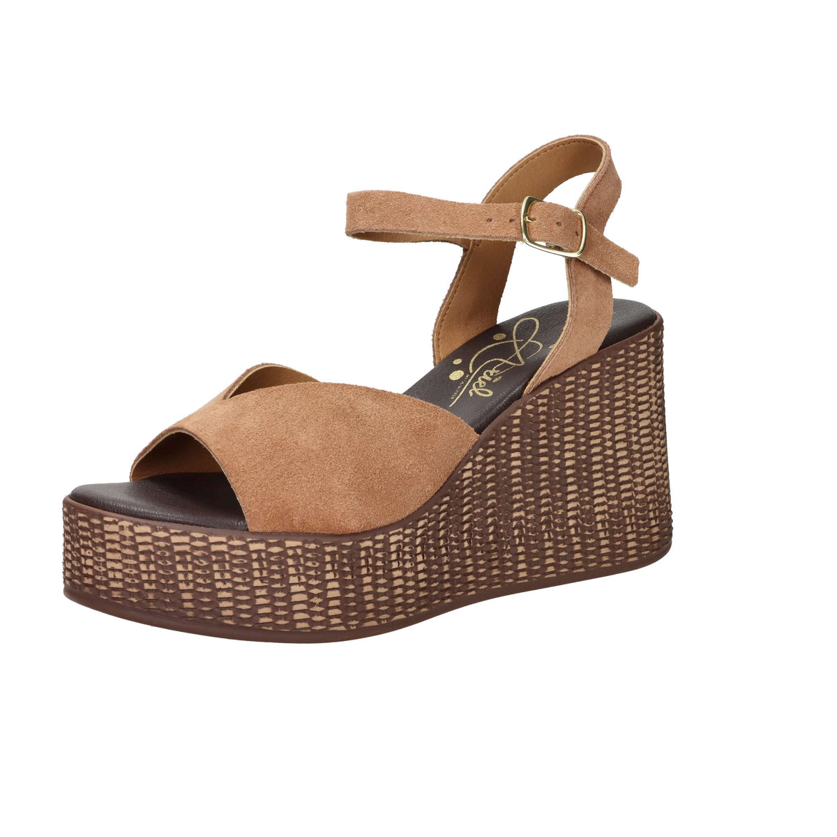 Ariel Donna Wedge Sandal 17400 Leather