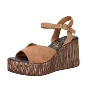 Ariel Donna Wedge Sandal 17400 Leather