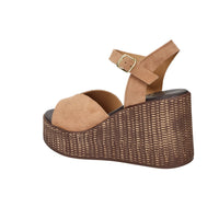 Ariel Donna Wedge Sandal 17400 Leather