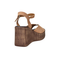 Ariel Donna Wedge Sandal 17400 Leather