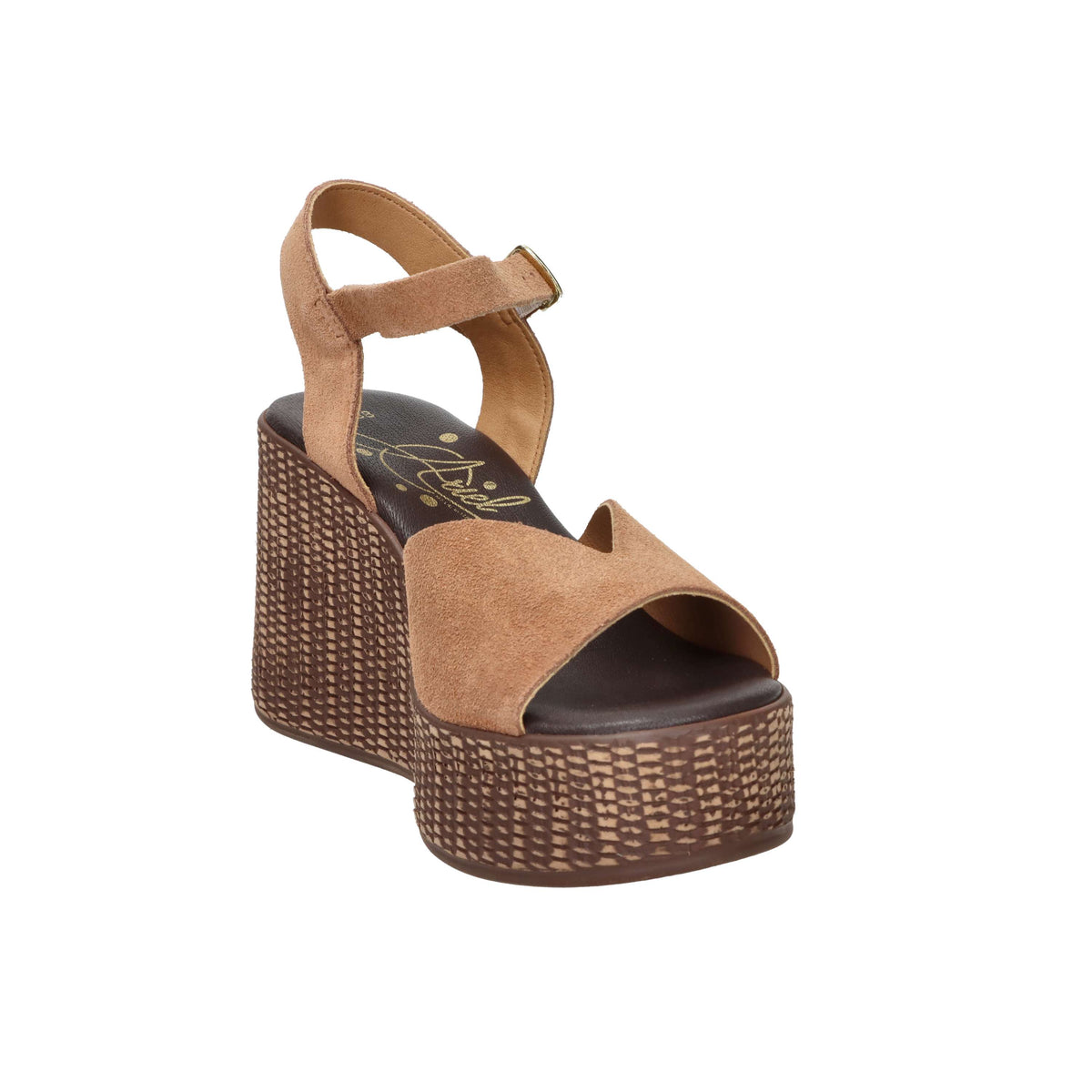 Ariel Donna Wedge Sandal 17400 Leather