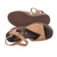 Ariel Donna Wedge Sandal 17400 Leather