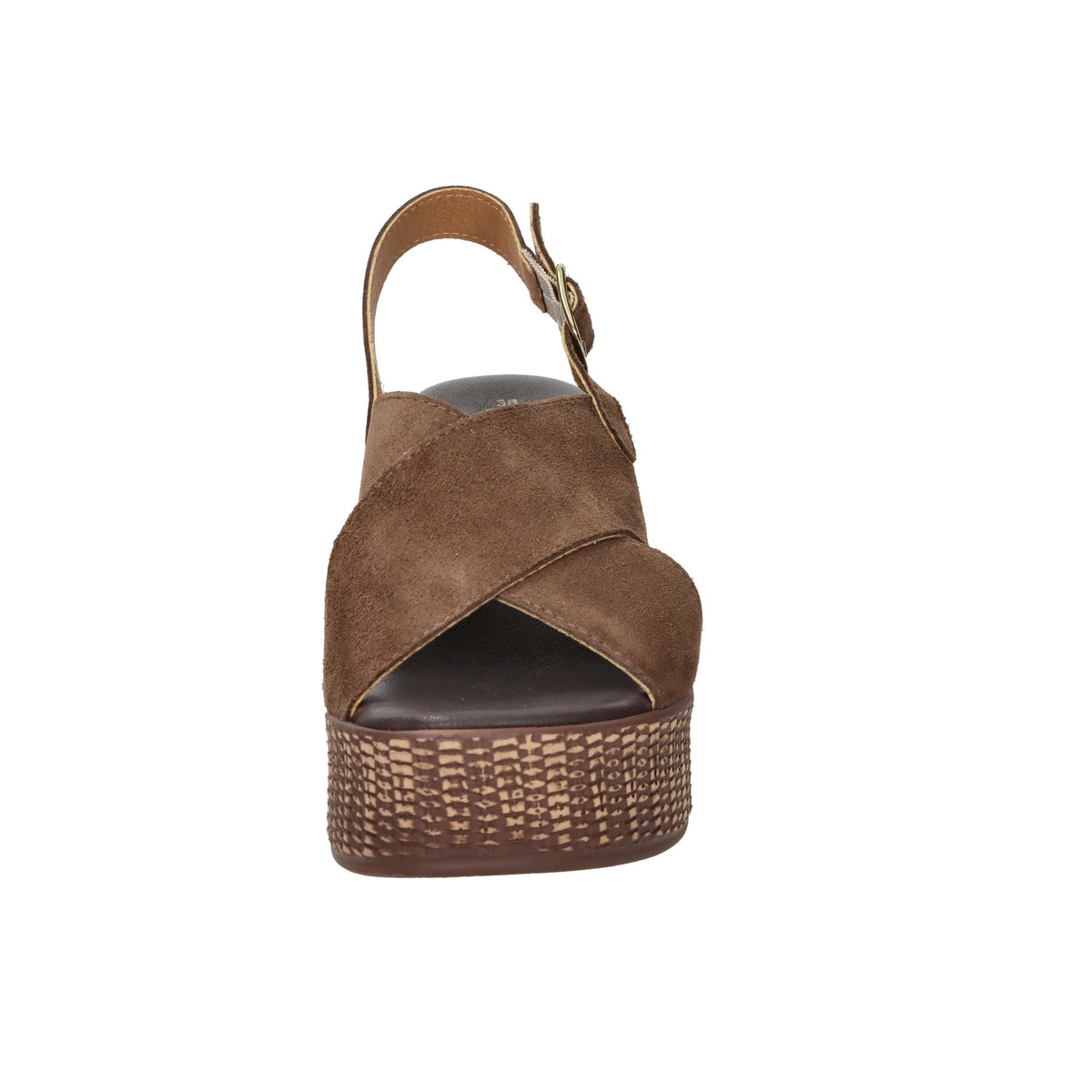 Ariel Women's Wedge Sandal 17398 Brown
