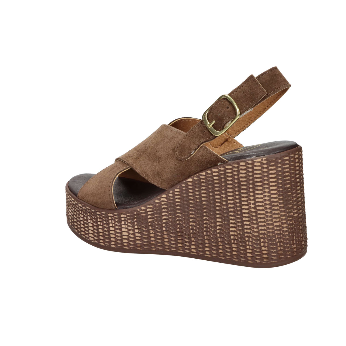 Ariel Women's Wedge Sandal 17398 Brown