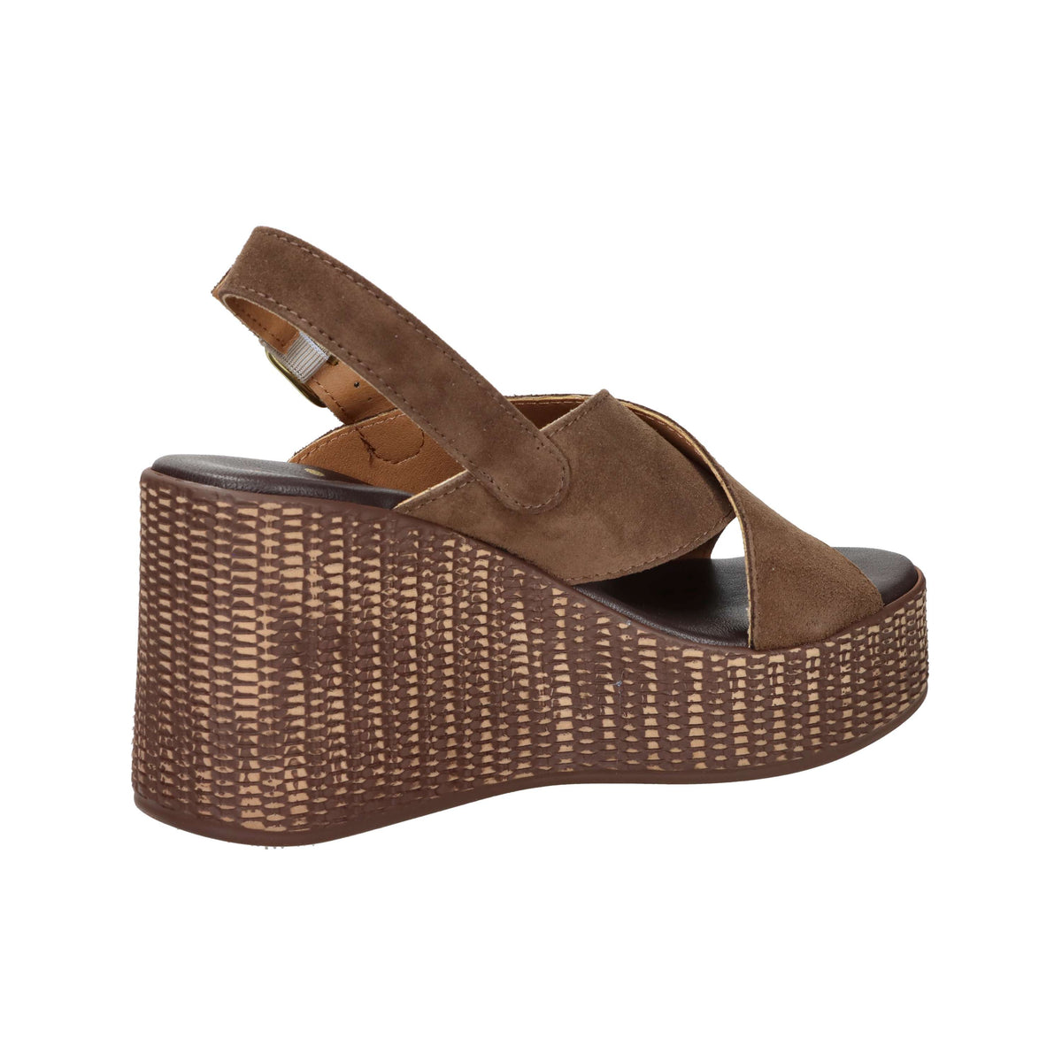 Ariel Women's Wedge Sandal 17398 Brown