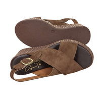 Ariel Women's Wedge Sandal 17398 Brown
