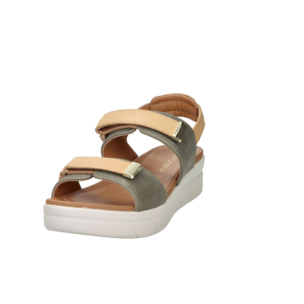 Stonefly Women's Wedge Sandal 223661 Military Green