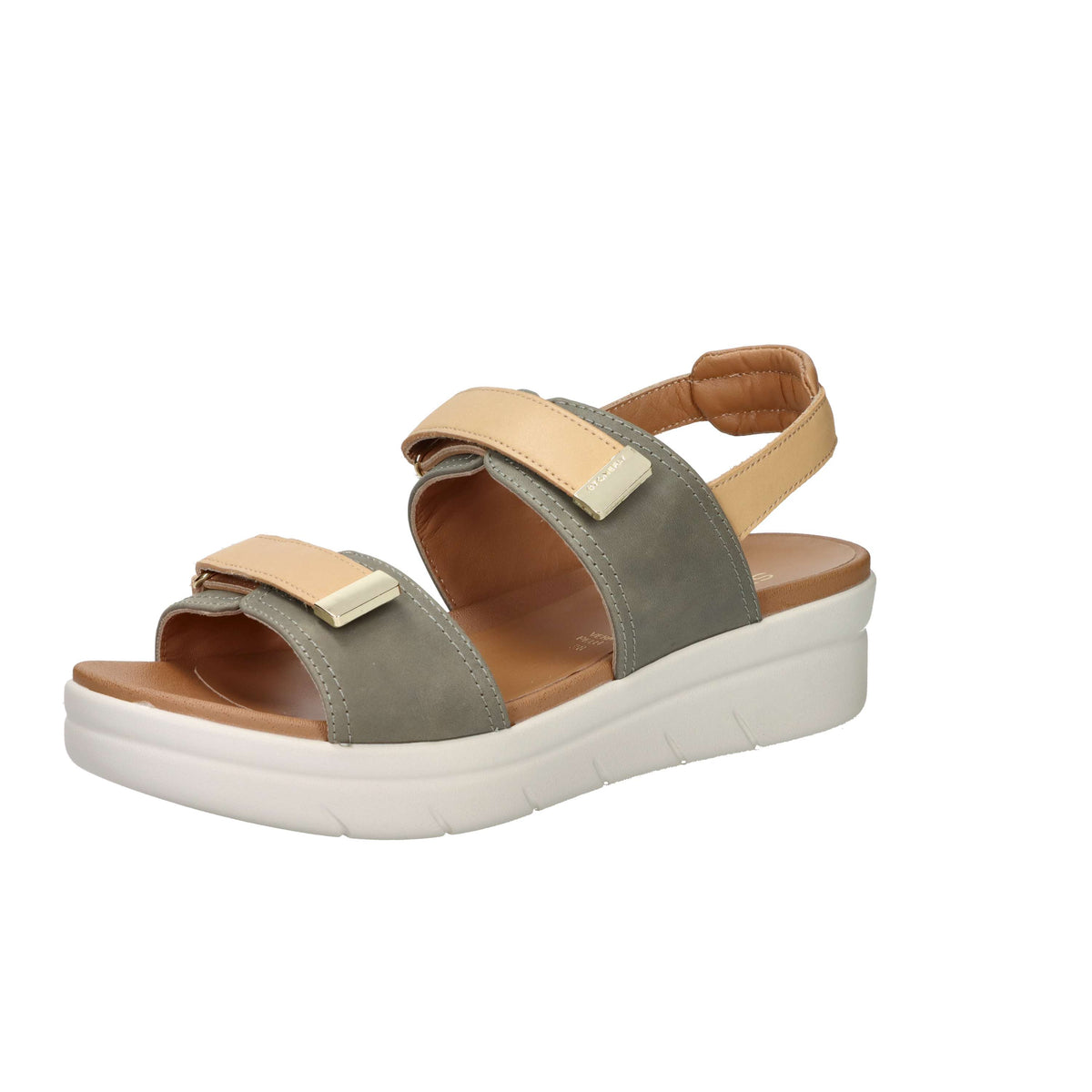 Stonefly Women's Wedge Sandal 223661 Military Green