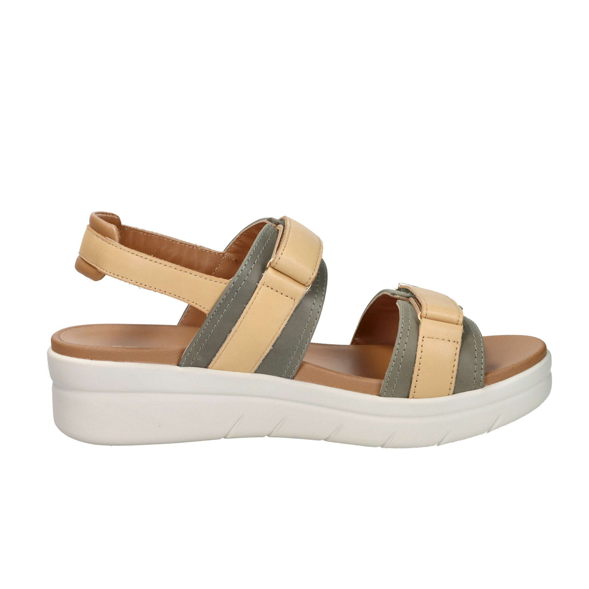 Stonefly Women's Wedge Sandal 223661 Military Green