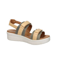 Stonefly Women's Wedge Sandal 223661 Military Green