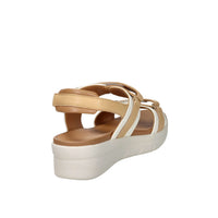 Stonefly Women's Wedge Sandal 223661 Cream/Leather