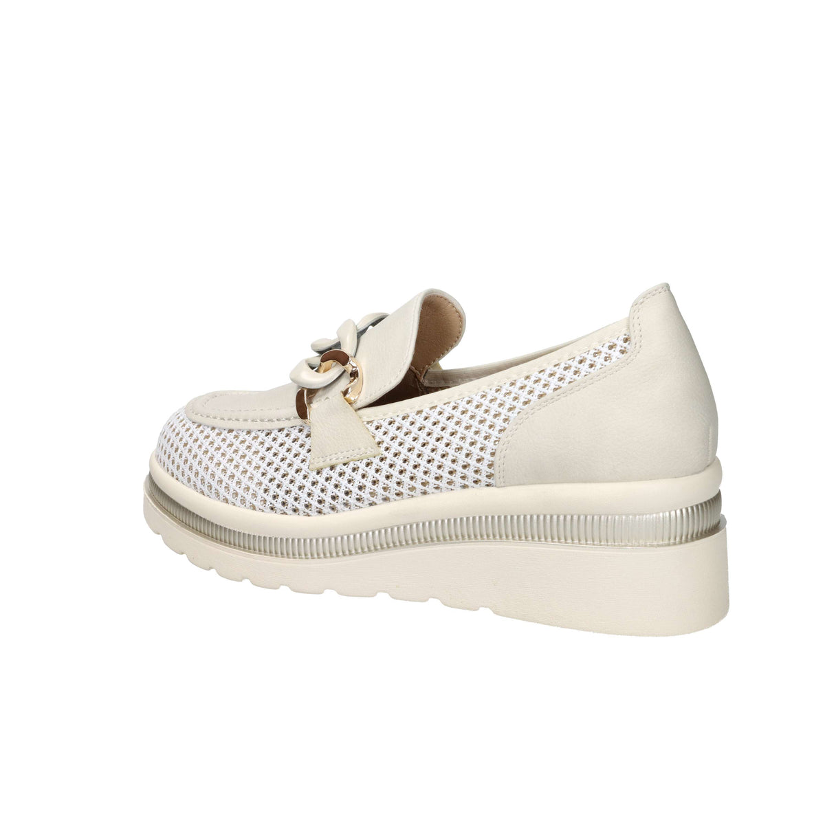 Cinzia Soft Donna Mocassino con zeppa CI1109 Beige