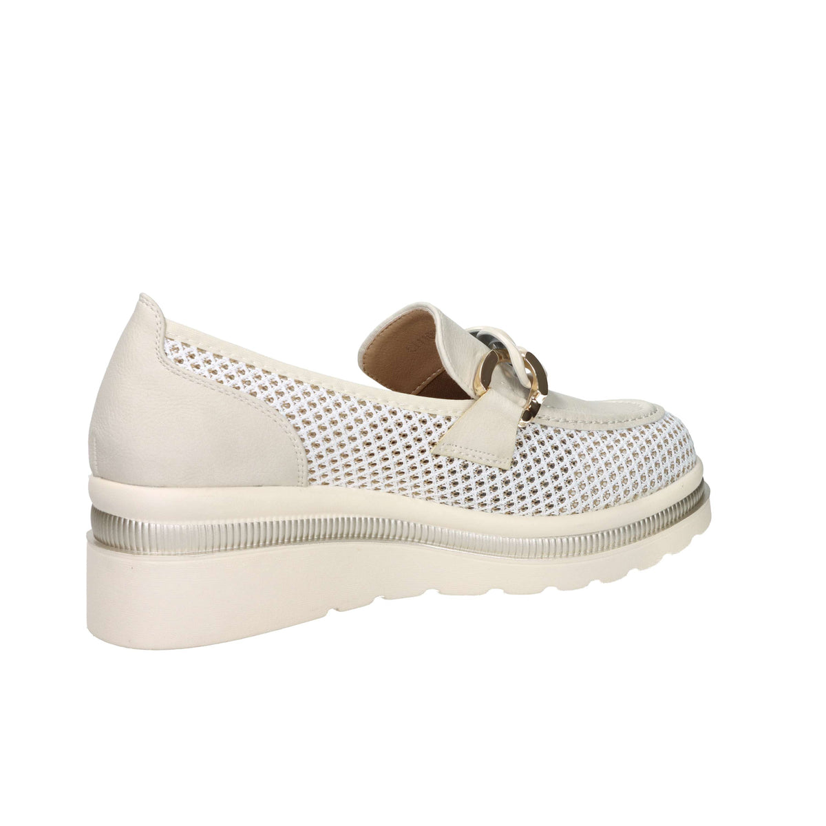 Cinzia Soft Donna Mocassino con zeppa CI1109 Beige