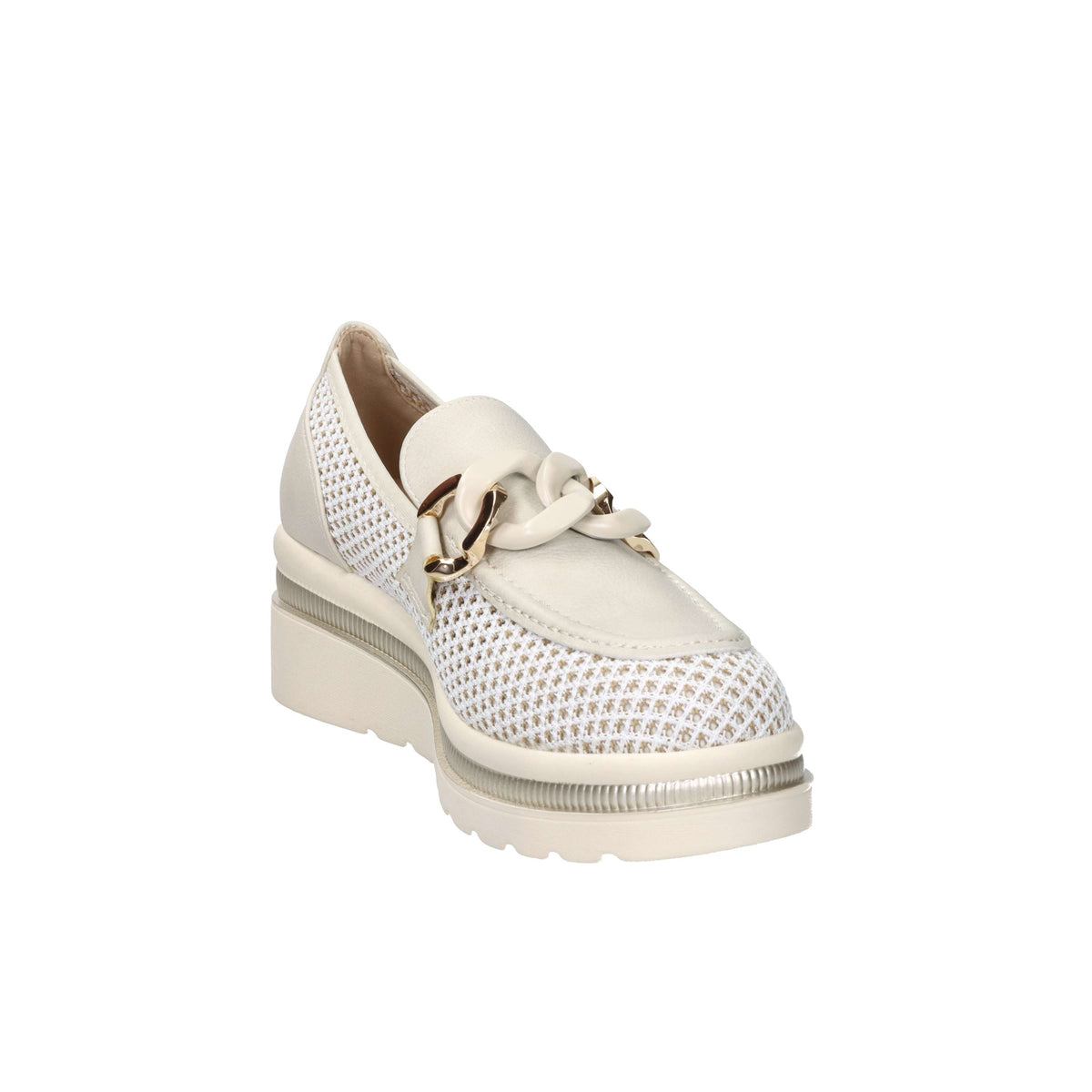 Cinzia Soft Donna Mocassino con zeppa CI1109 Beige