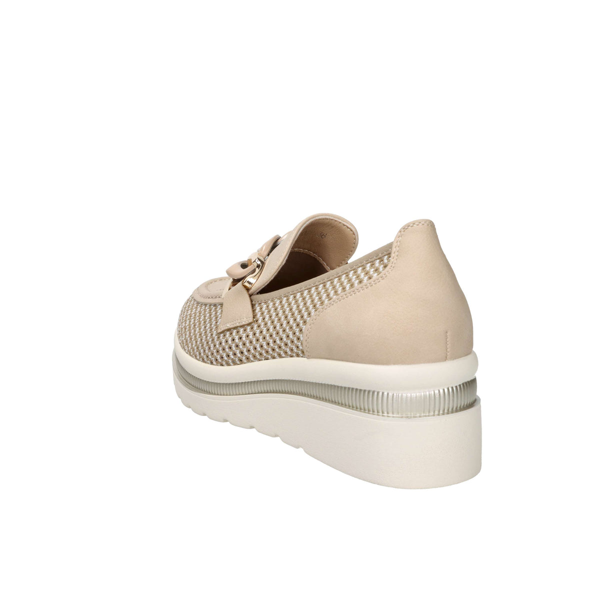Cinzia Soft Donna Mocassino con zeppa CI1109 Naturale