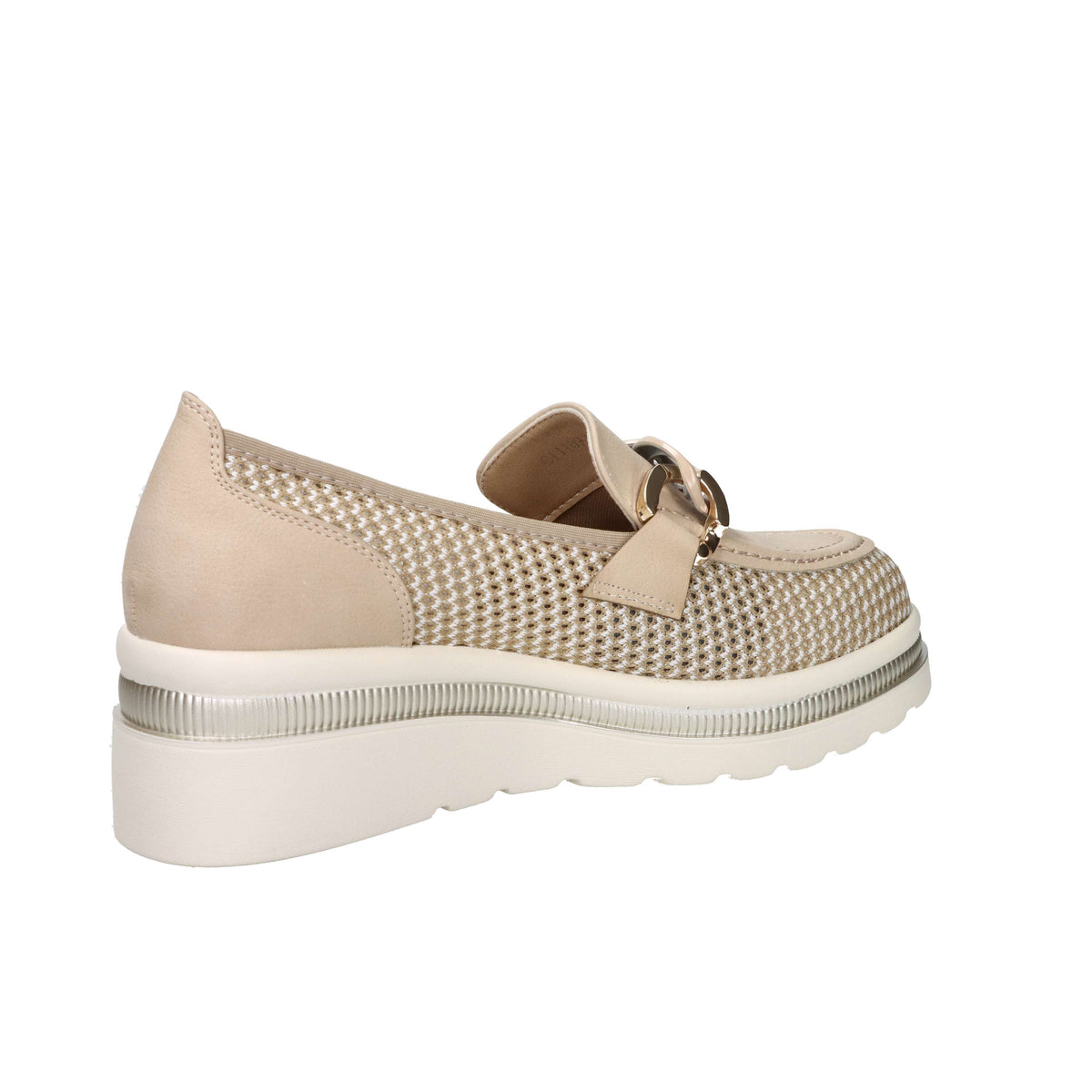 Cinzia Soft Donna Mocassino con zeppa CI1109 Naturale