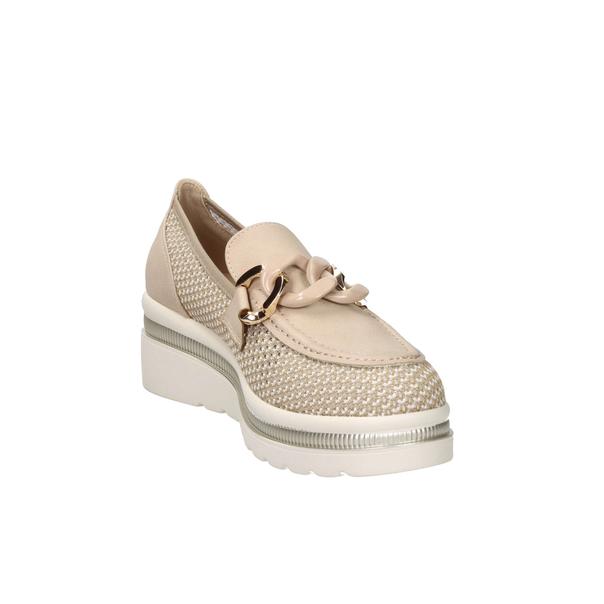 Cinzia Soft Donna Mocassino con zeppa CI1109 Naturale