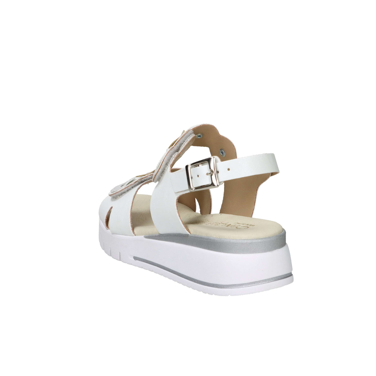 Cinzia Soft Women's Wedge Sandal LF023080 White/Silver