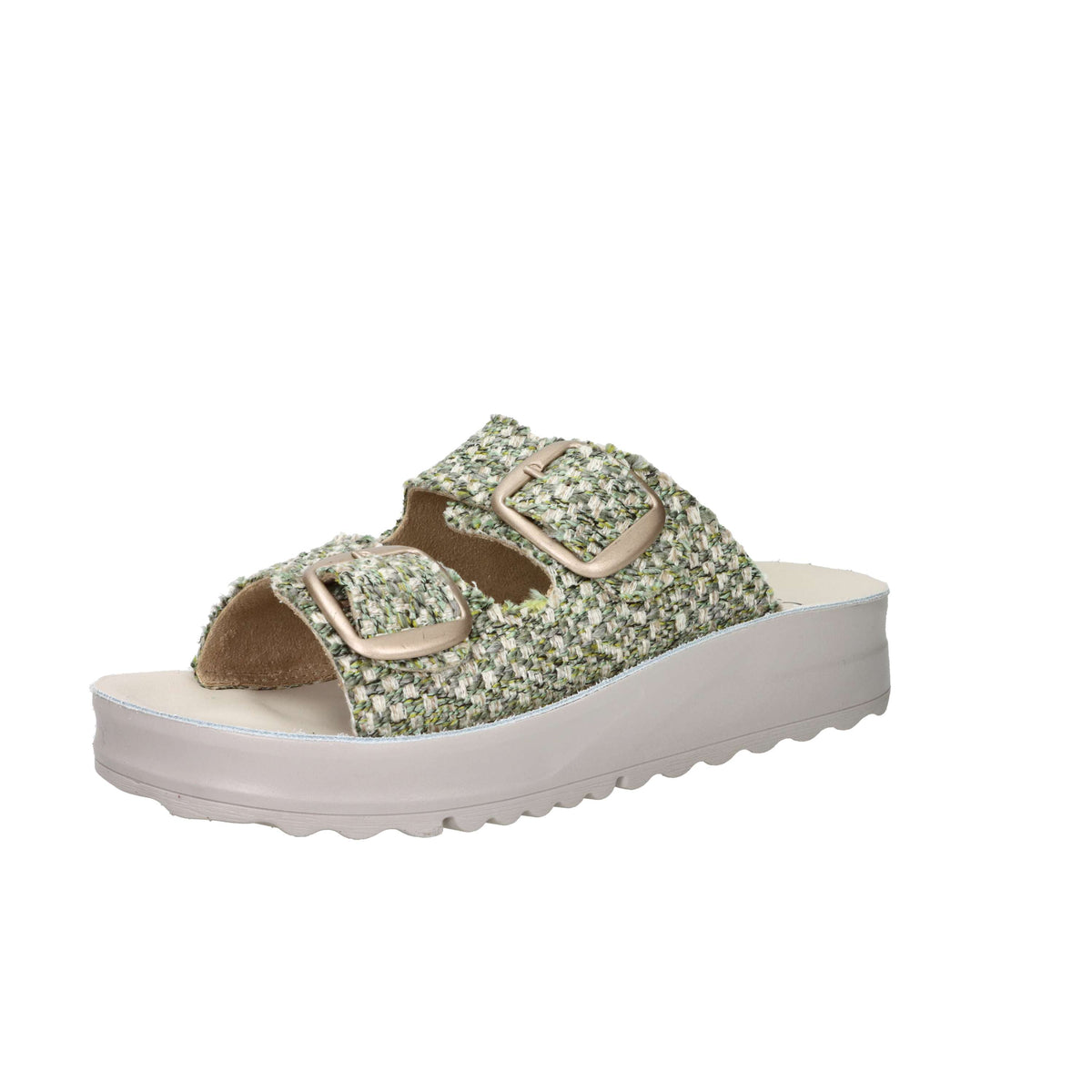 Cinzia Soft Damen Flache Pantolette GF215B Grün