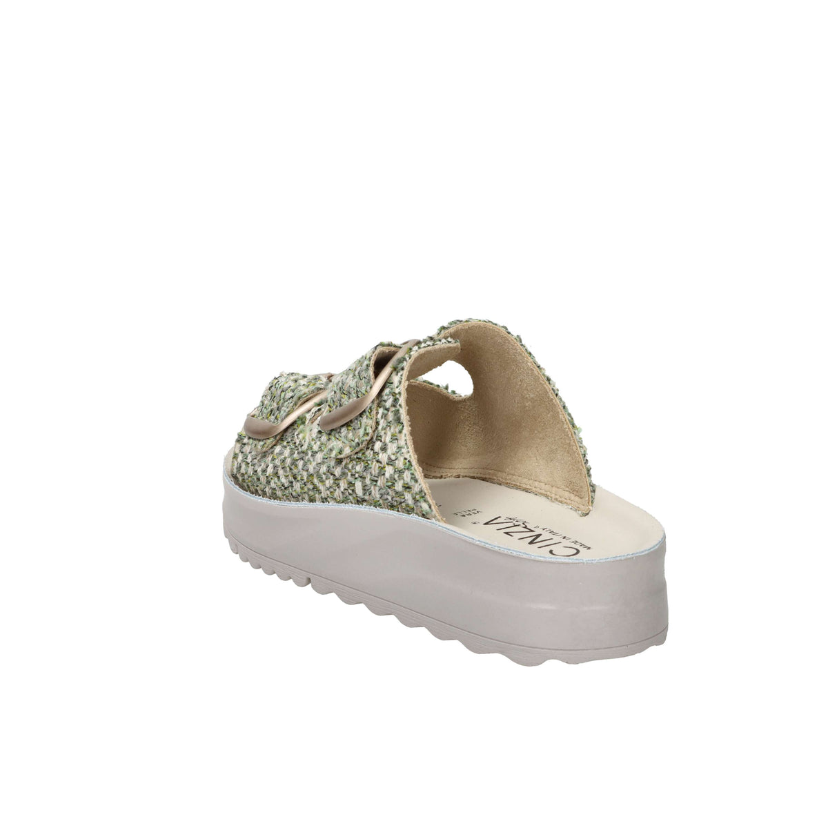 Cinzia Soft Damen Flache Pantolette GF215B Grün