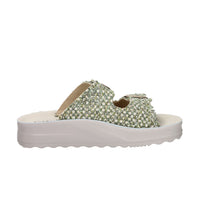 Cinzia Soft Damen Flache Pantolette GF215B Grün