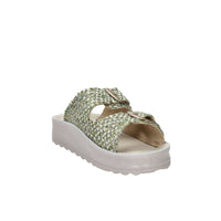 Cinzia Soft Damen Flache Pantolette GF215B Grün