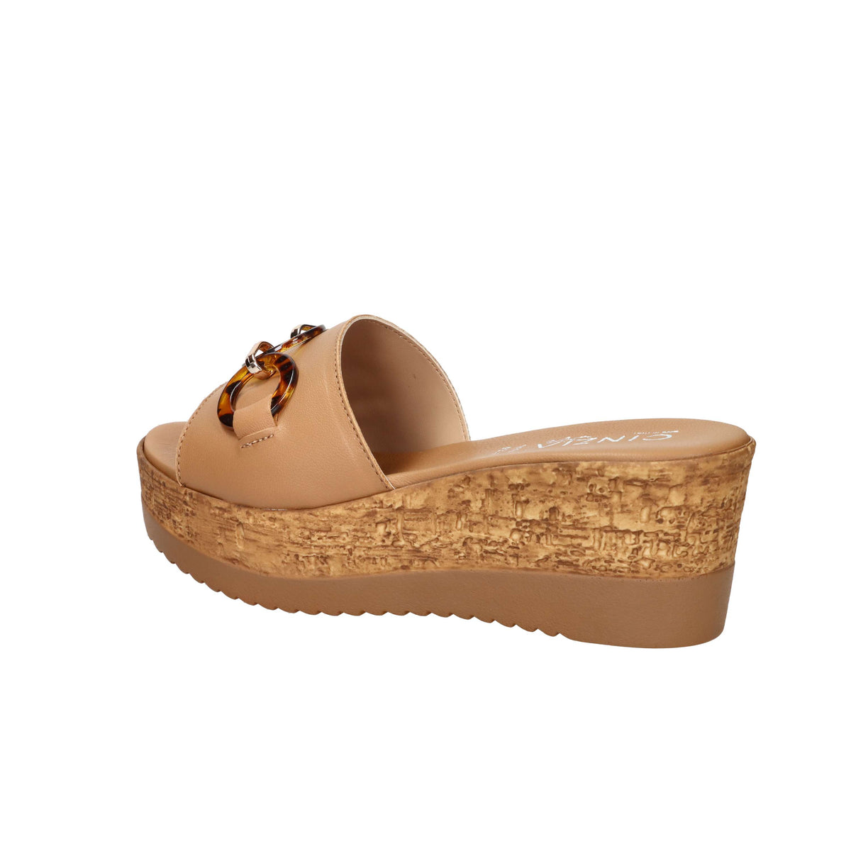 Cinzia Soft Donna Ciabatta con zeppa IAF53457 Cuoio