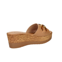 Cinzia Soft Donna Ciabatta con zeppa IAF53457 Cuoio