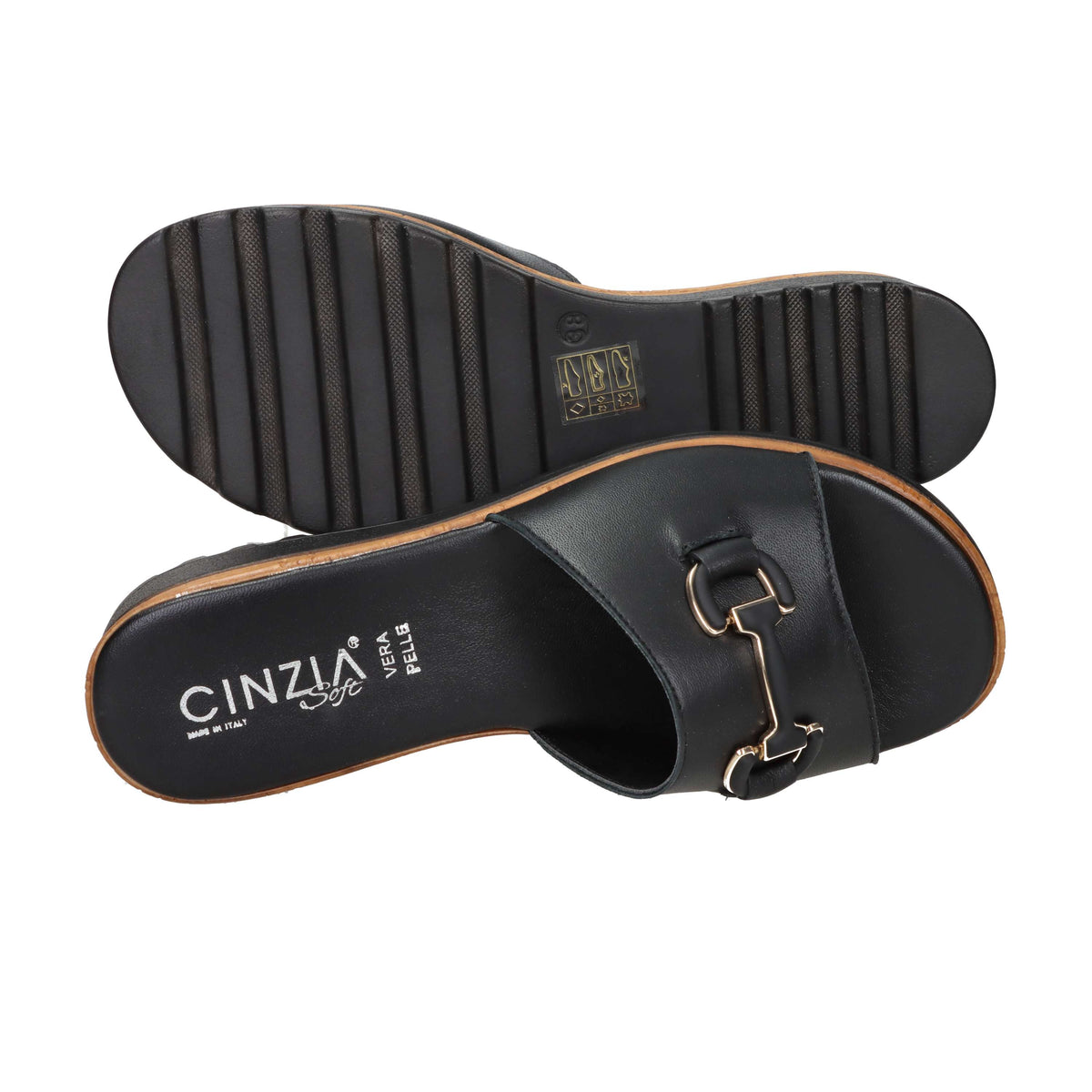 Cinzia Soft Donna Ciabatta bassa IAF23533 Nero
