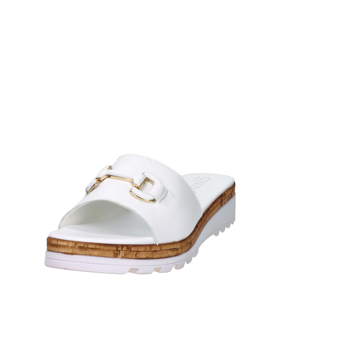 Cinzia Soft Damen Flache Pantolette IAF23533 Weiß