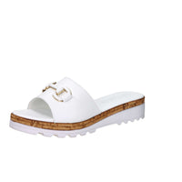 Cinzia Soft Damen Flache Pantolette IAF23533 Weiß